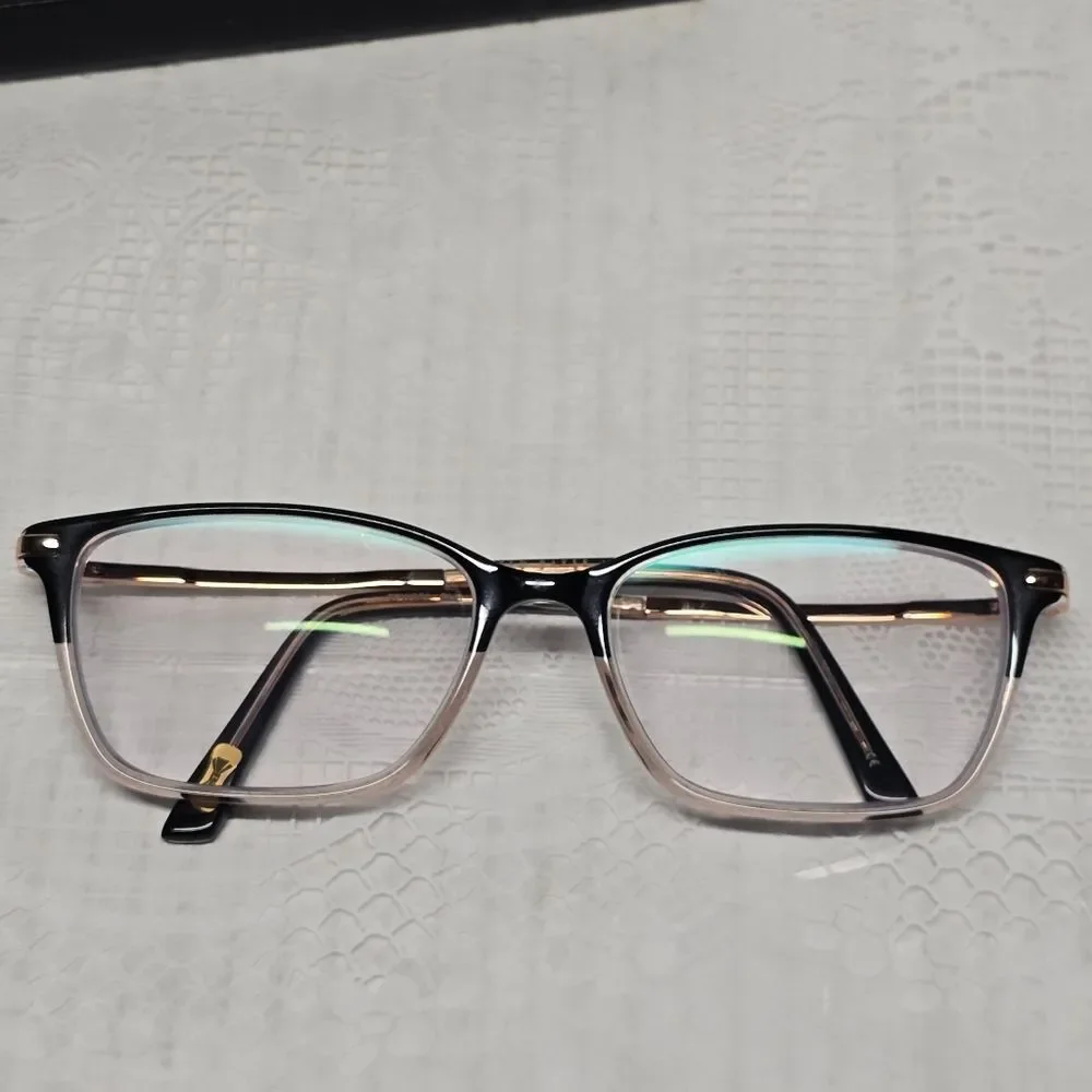 Ted Baker London TFW001 BLK 55-16-140 Women's Eyeglass Frames Black Gold